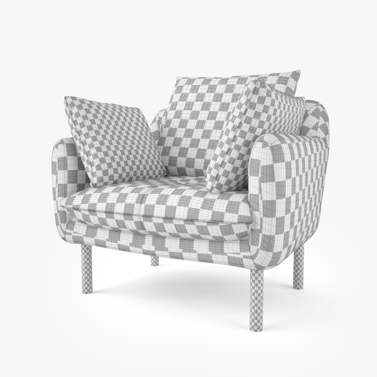 Jardan Andy Armchair 3D Model