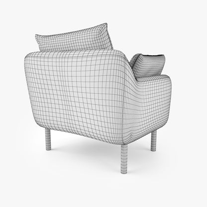 Jardan Andy Armchair 3D Model