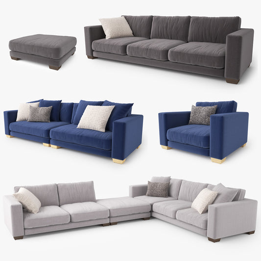 Jardan Enzo Sofa Collection 3D Model