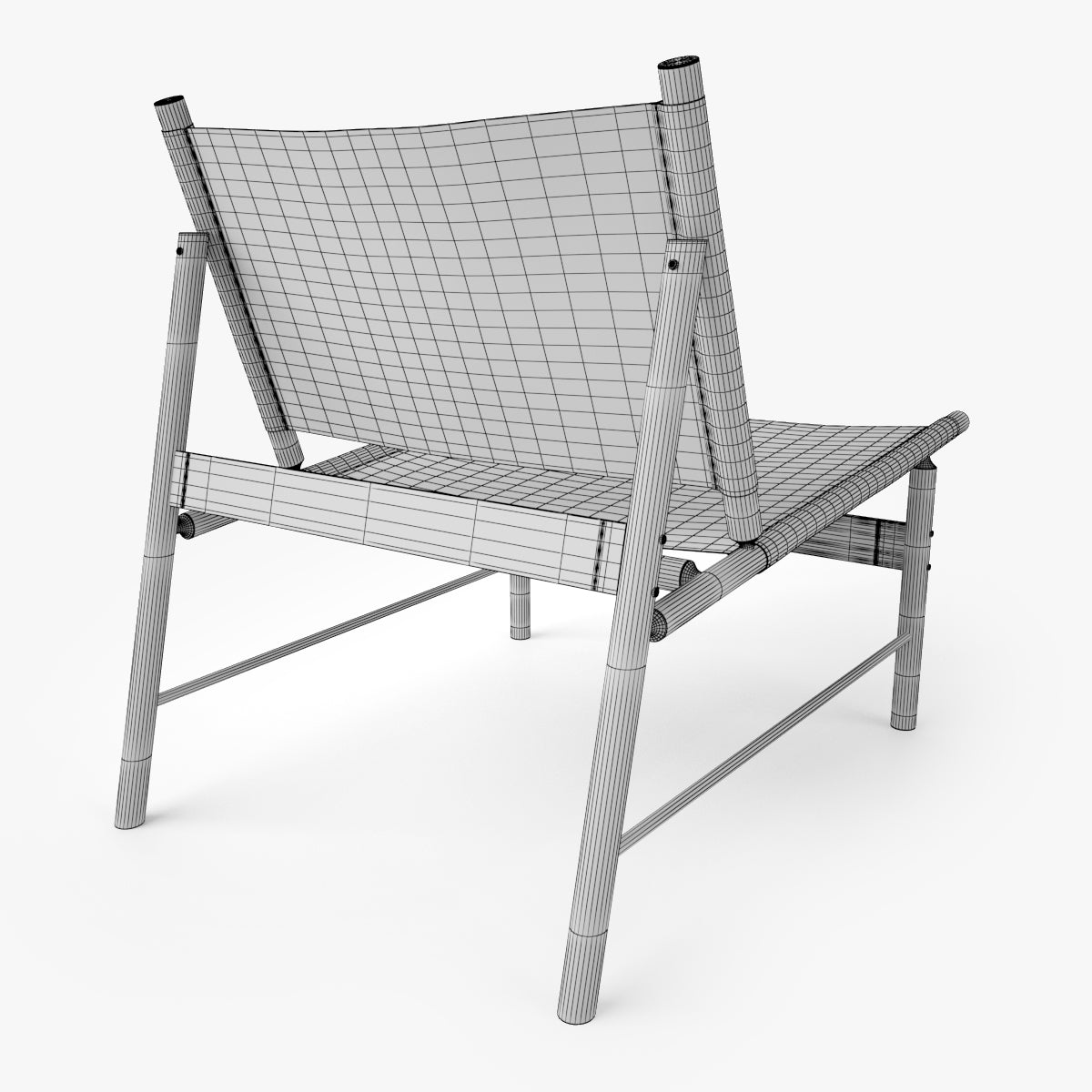 Jorge Zalszupin Pair of Lounge Chair 3D Model