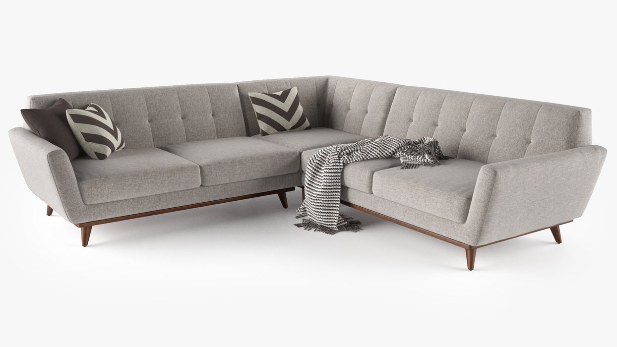 Joybird Hughes Corner Sectional Sofa 3D Model