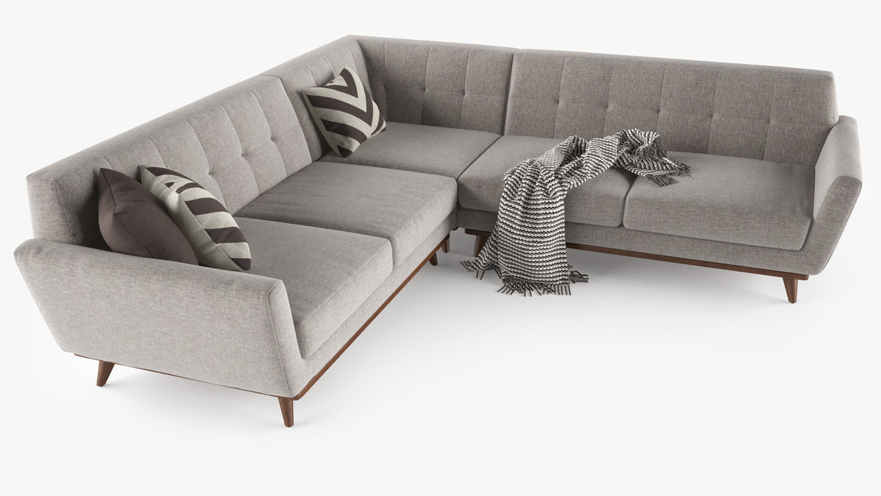 Joybird Hughes Corner Sectional Sofa 3D Model