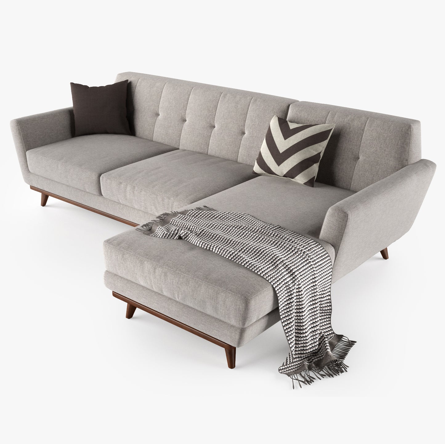 Joybird Hughes Sectional Sofa 3D Model