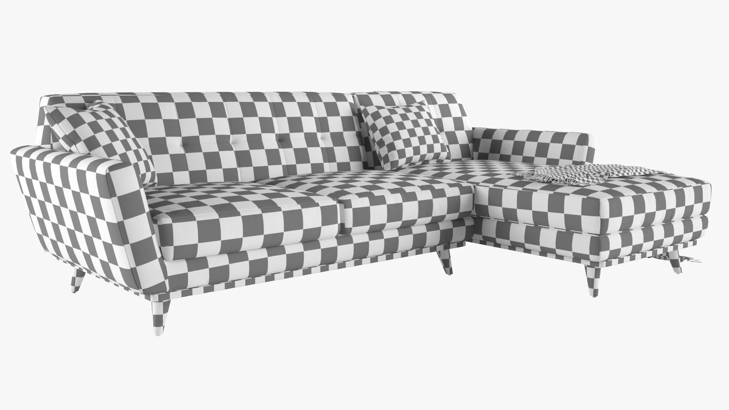 Joybird Hughes Sectional Sofa 3D Model