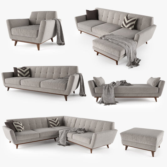 Joybird Hughes Sofa Collection 3D Model