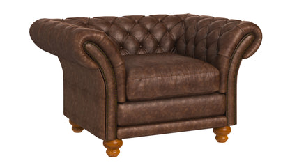 Kingston Classic Chesterfield Armchair 3D Model