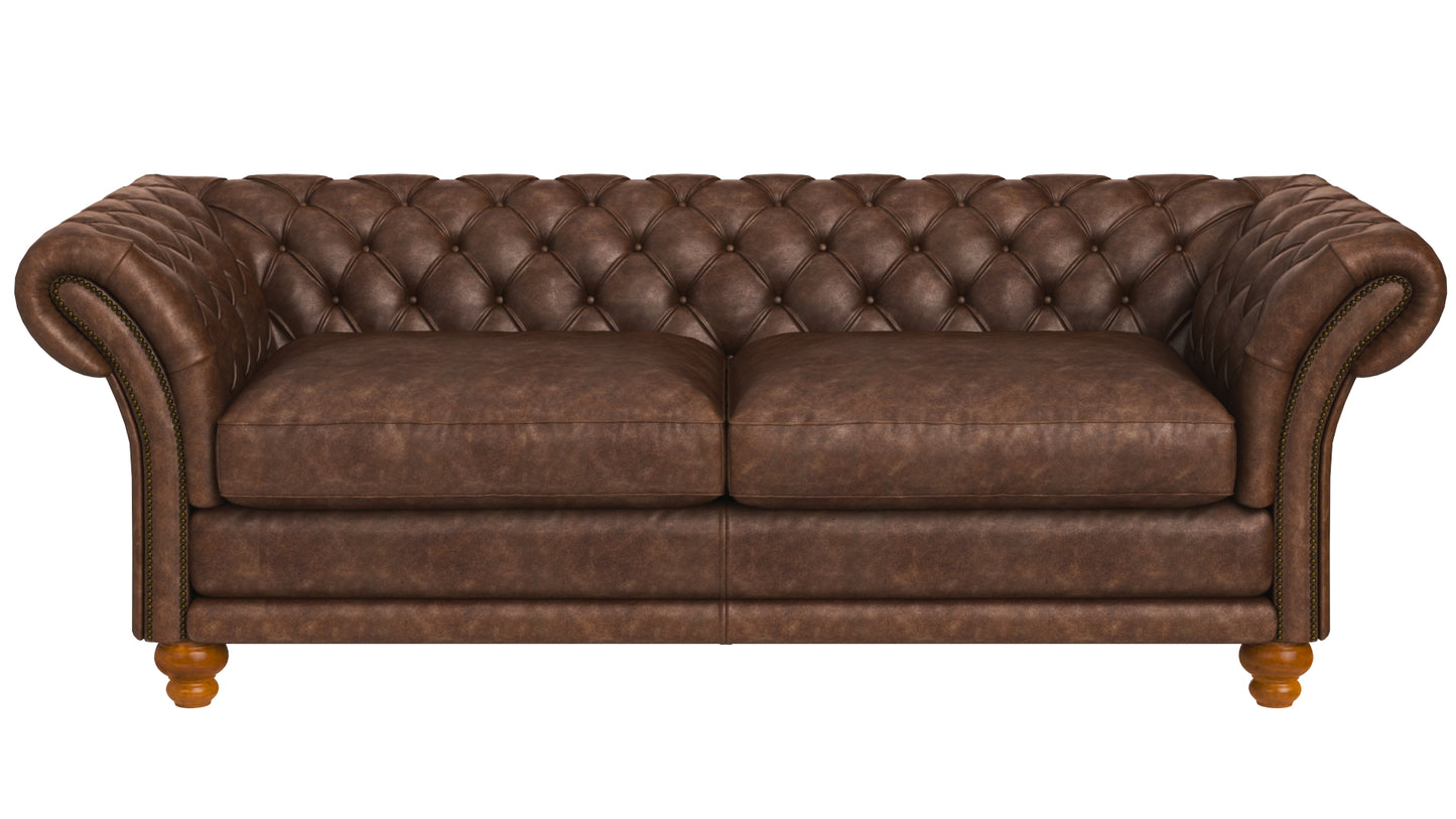 Kingston Classic Chesterfield Sofa 3D Model