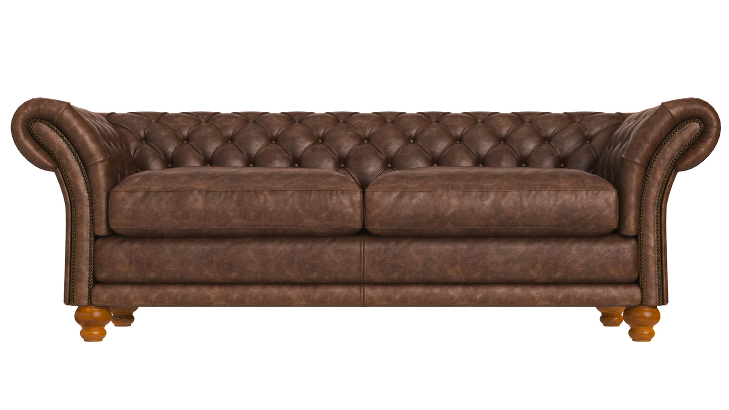 Kingston Classic Chesterfield Sofa 3D Model