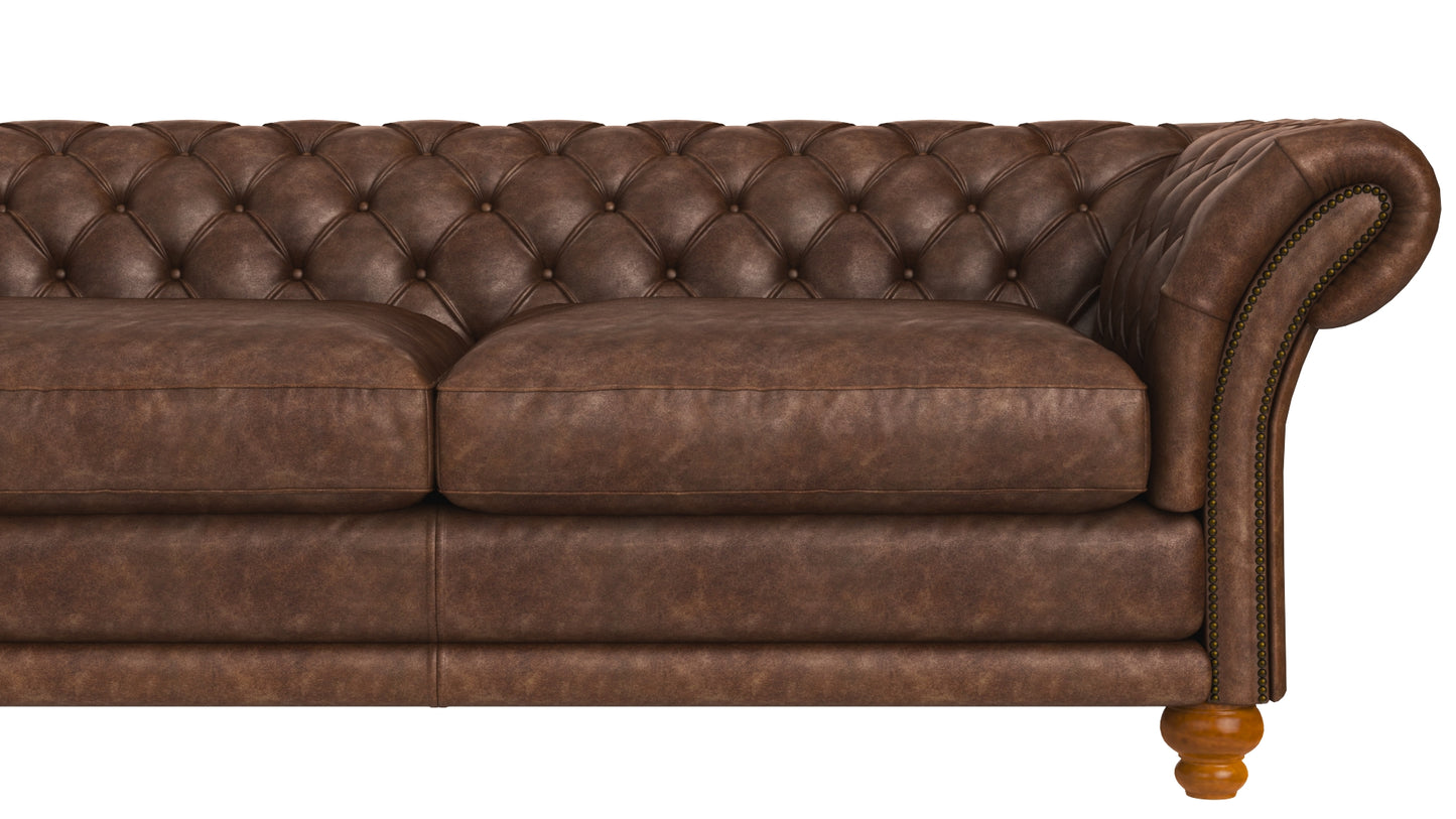 Kingston Classic Chesterfield Sofa 3D Model