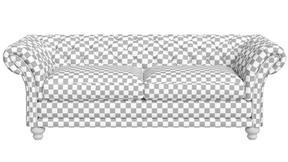 Kingston Classic Chesterfield Sofa 3D Model