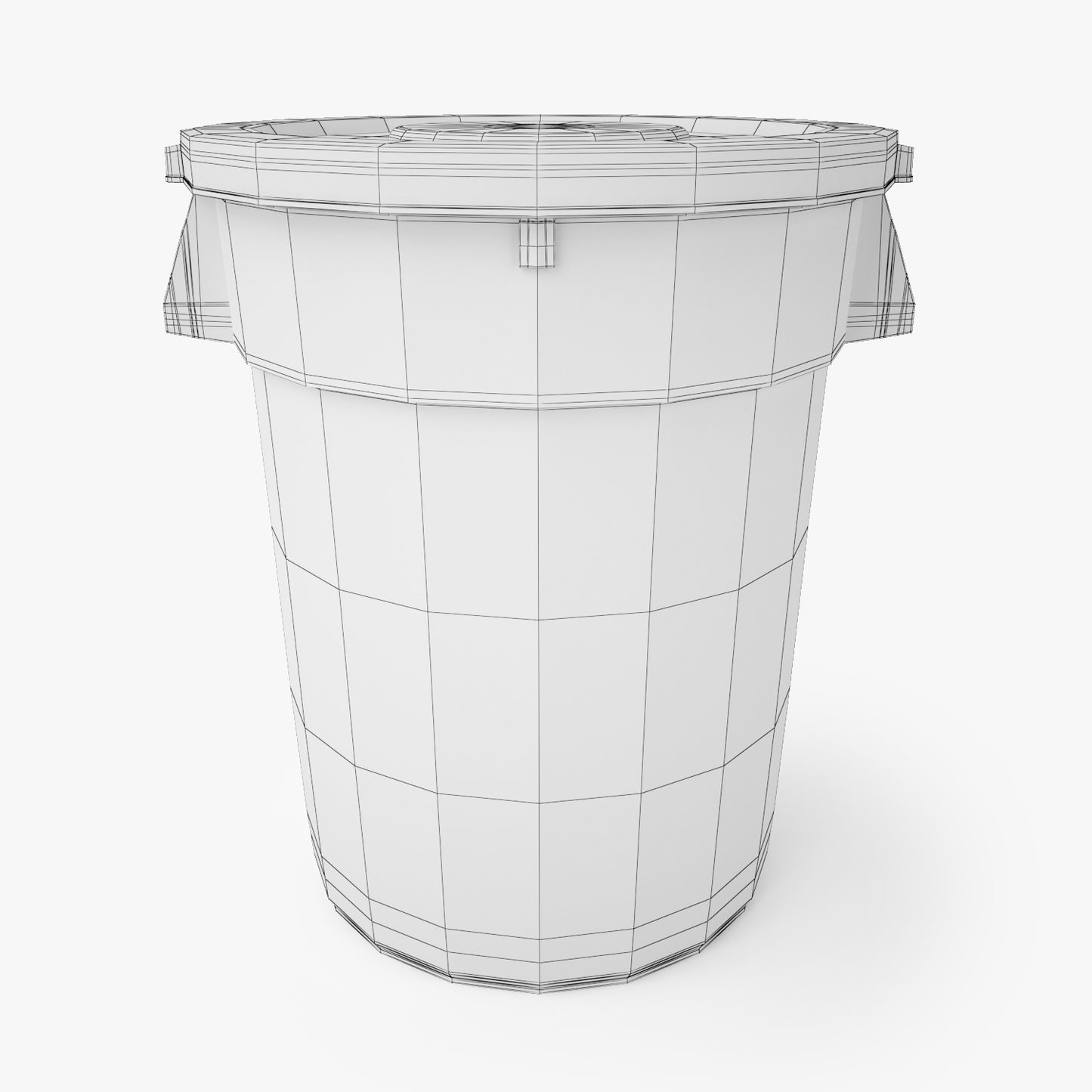 Lavex Janitorial Trash Can 3D Model