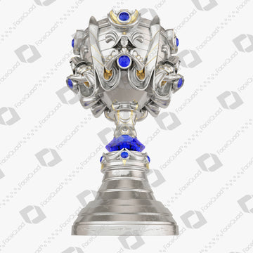 NEW 2019 Worlds Summoner's Cup Pearl White Ver Figure League of Legends  Trophy