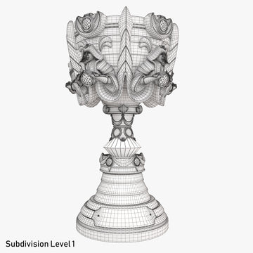 League of Legends Summoner's Cup LOL World Championship Replica Trophy