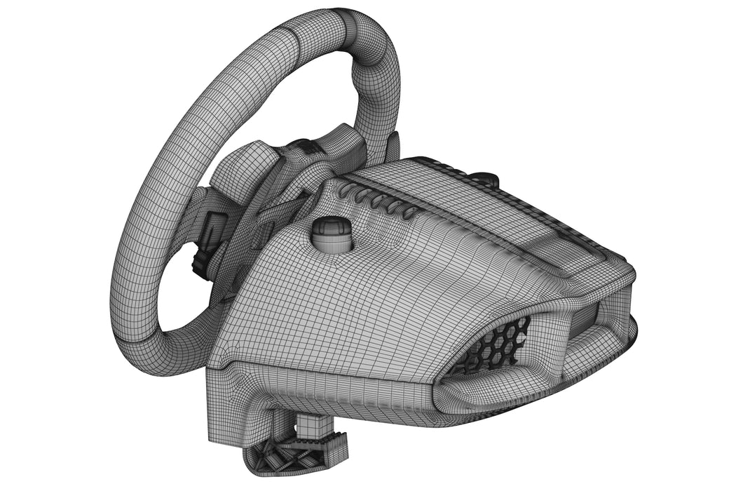 modèle 3D de Jeu de roues de course Logitech G29 Driving Force