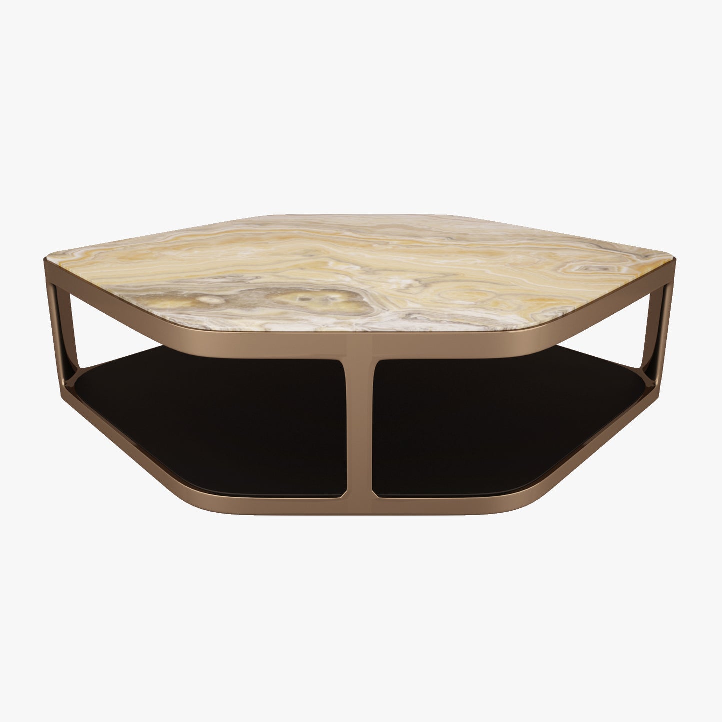 FREE Longhi Tiles Hexagonal Coffee Table 3D Model