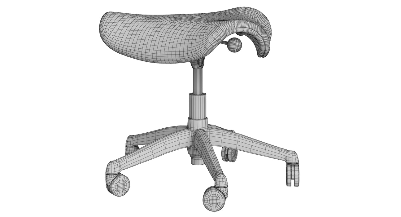 Medical - Saddle Doctor Stool 3D Model