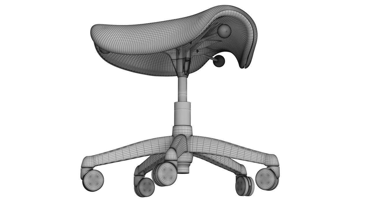 Medical - Saddle Doctor Stool 3D Model