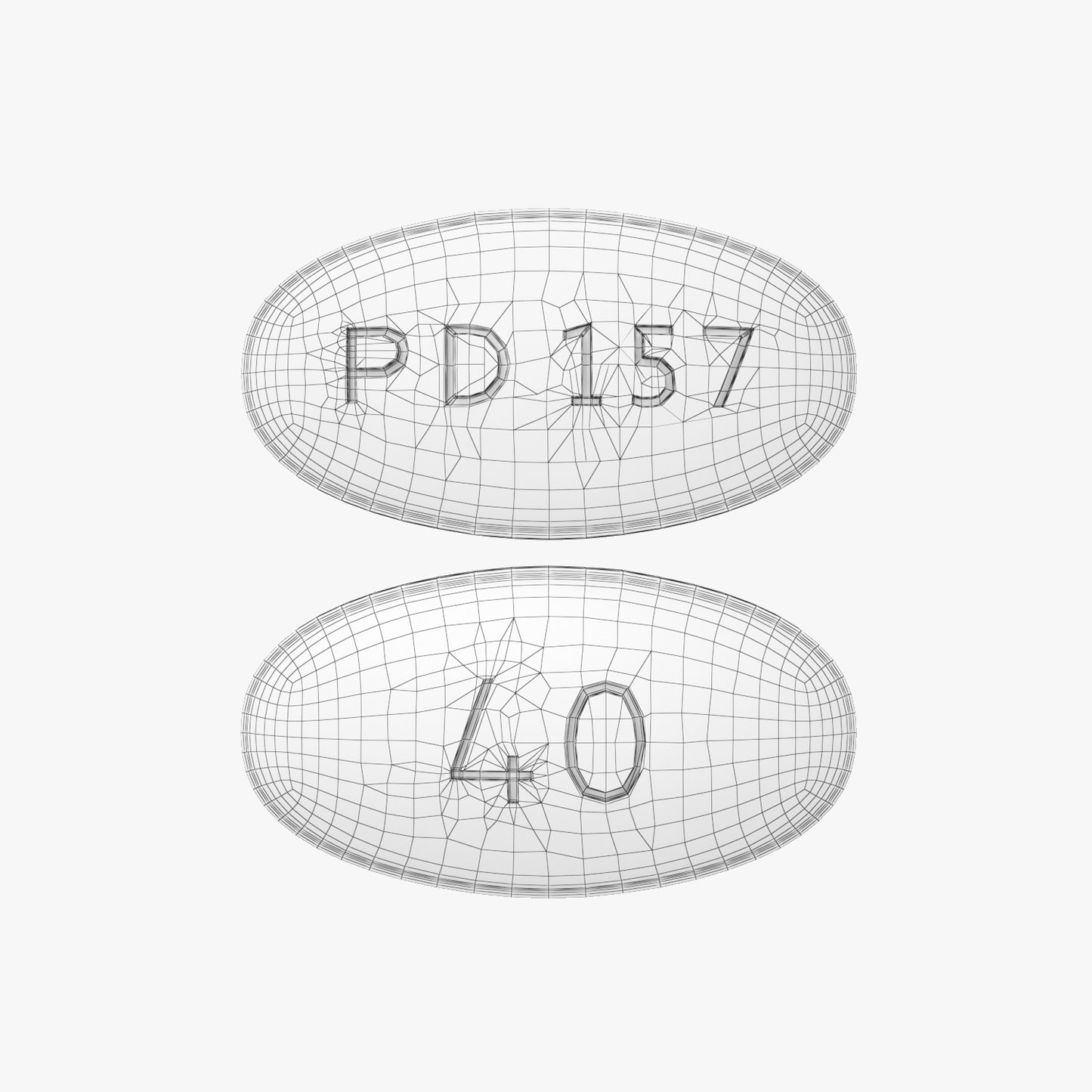 Medicine Pfizer Lipitor Tablets 40mg Bottle 3D Model