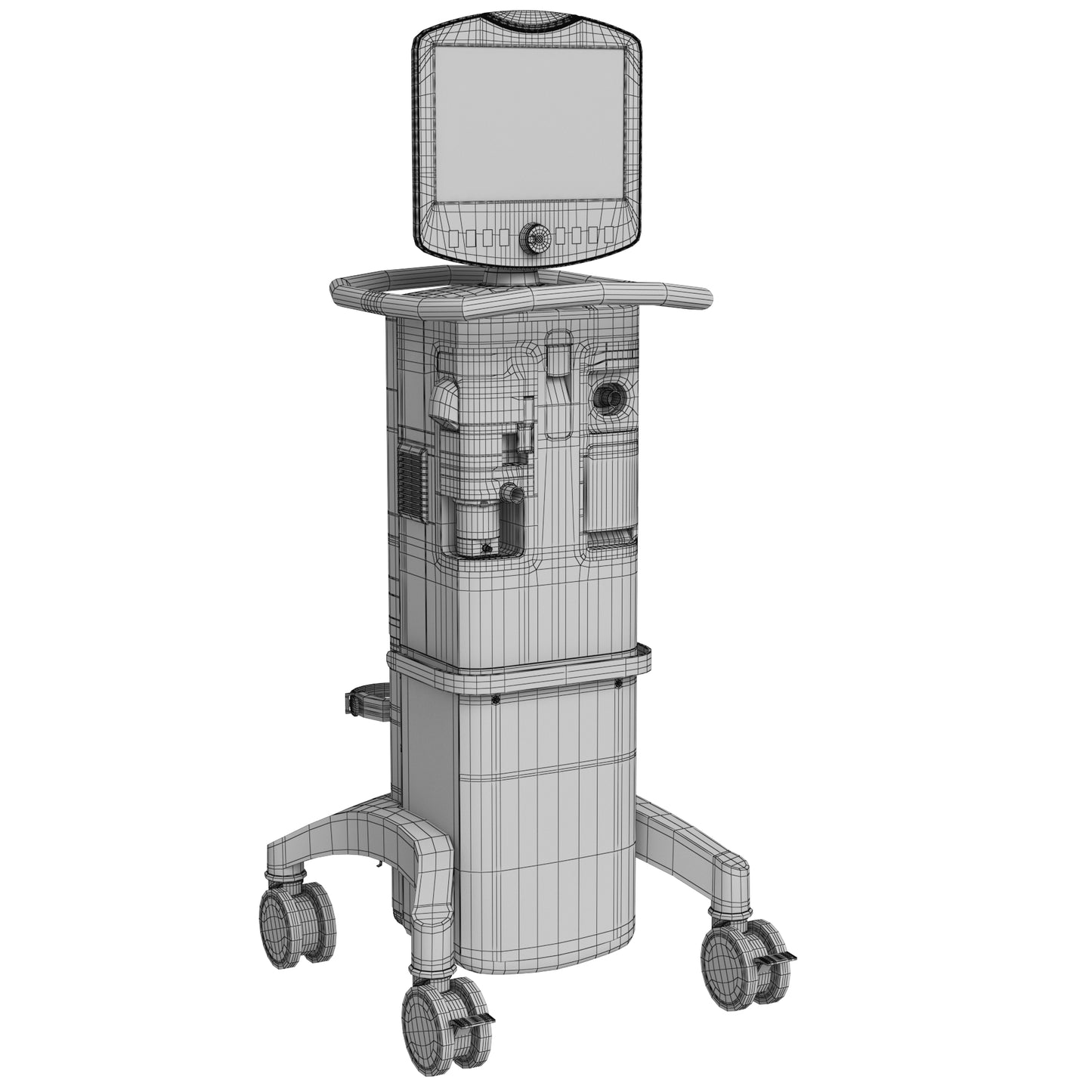 Medtronic Covidien Puritan Bennett 980 Ventilator Series 3D Model