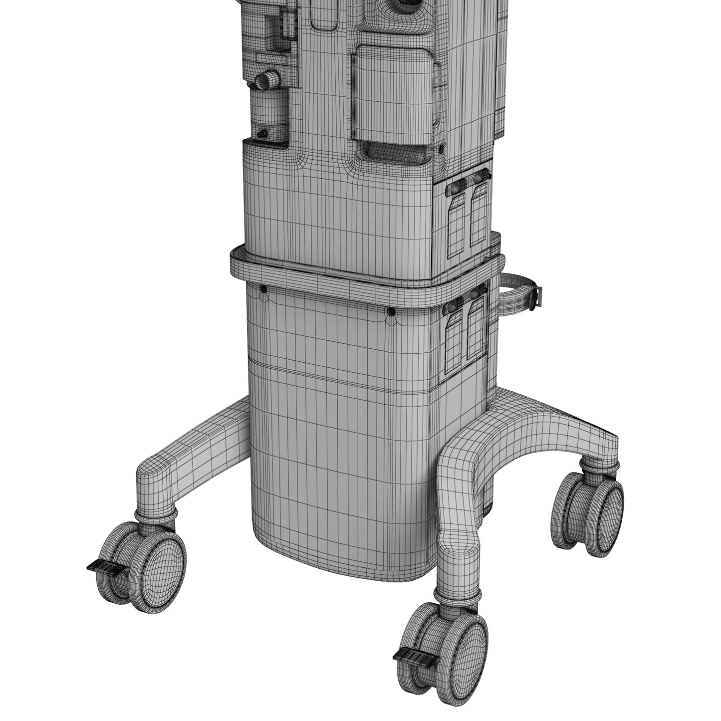 Medtronic Covidien Puritan Bennett 980 Ventilator Series 3D Model