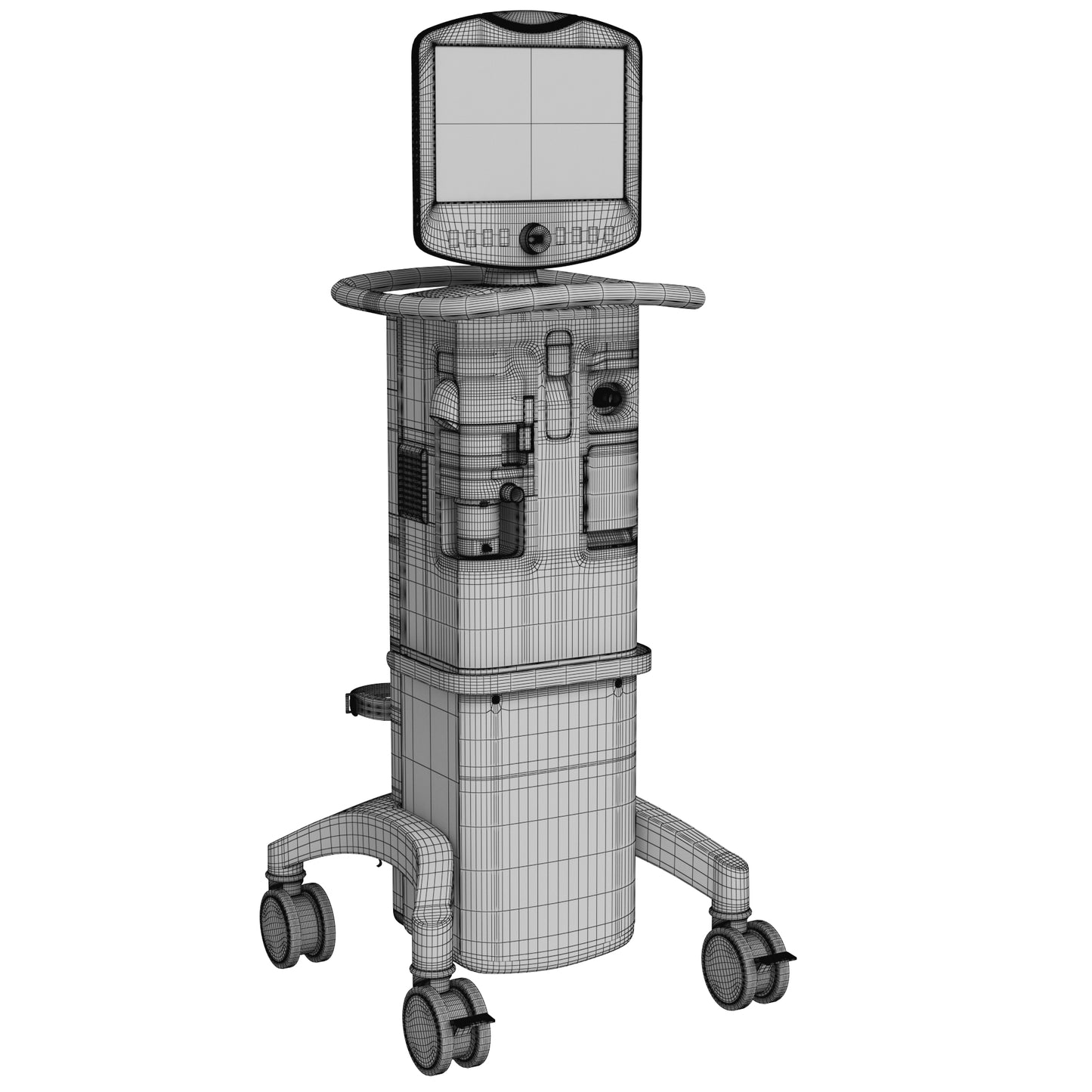 Medtronic Covidien Puritan Bennett 980 Ventilator Series 3D Model