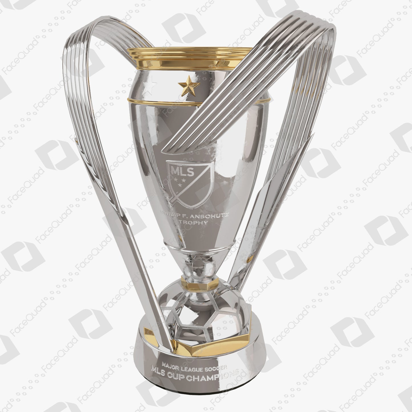 MLS Cup Trophy 3D Model