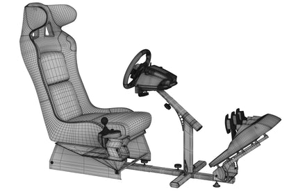 Playseat Evolution Alcantara Pro Racing Simulator Seat 3D Model