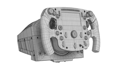 Formula F1 Racing Simulator Seat 3D Model