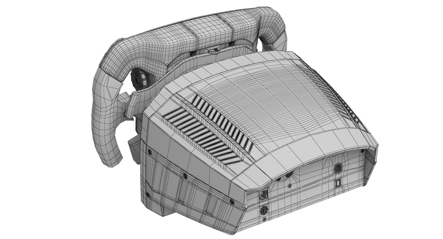 Formula F1 Racing Simulator Seat 3D Model