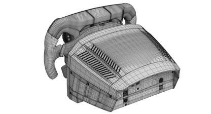 Formula F1 Racing Simulator Seat 3D Model