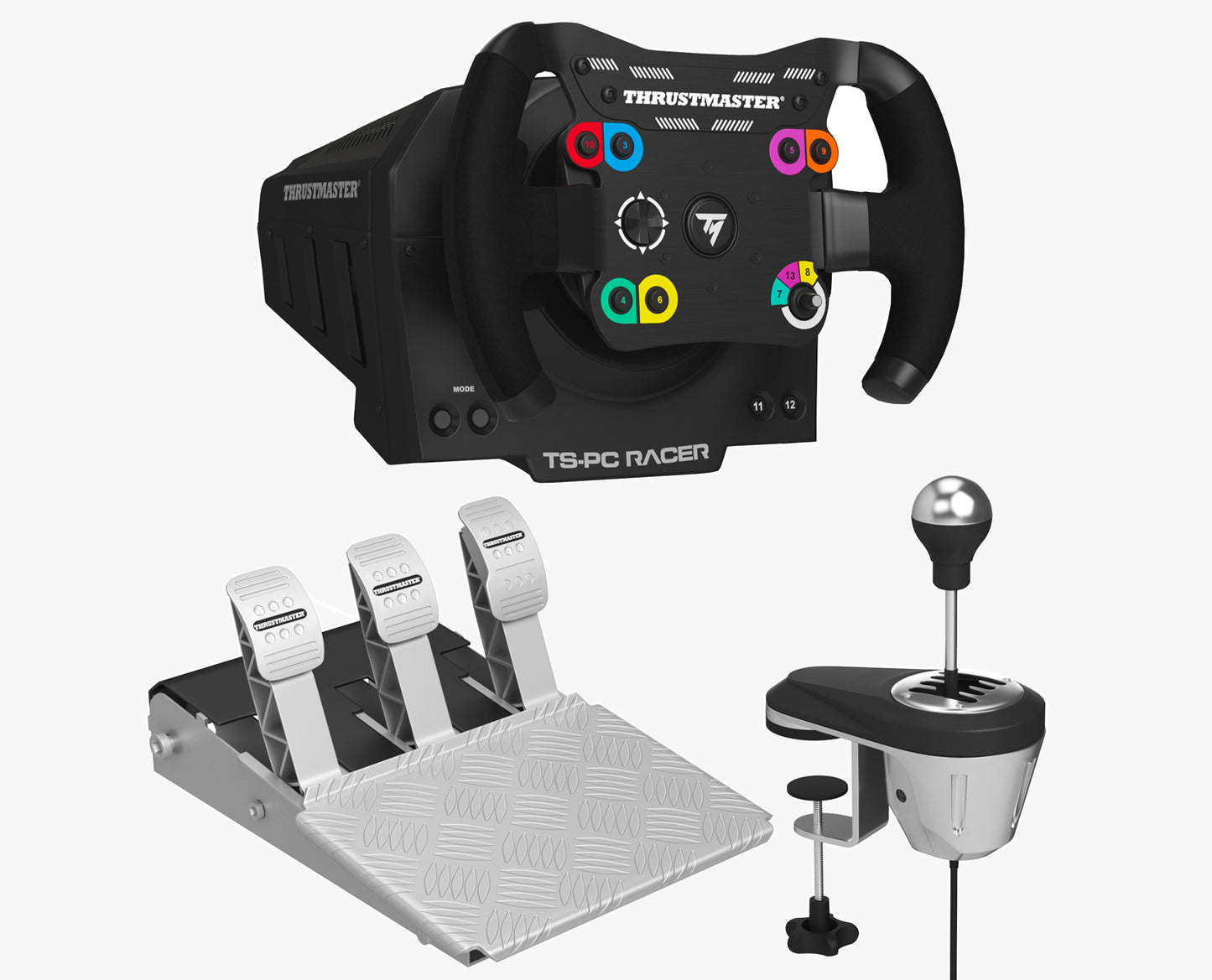 Racing Steering Wheel Controller Collection 3D Model