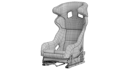 Recaro Pro Racer SPG and SPA 3D Model