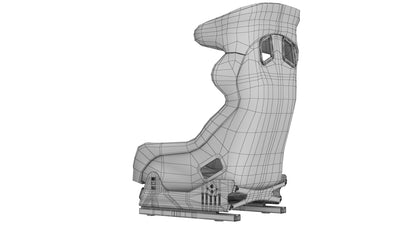 Recaro Pro Racer SPG and SPA 3D Model