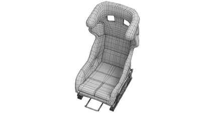 Recaro Pro Racer SPG and SPA 3D Model