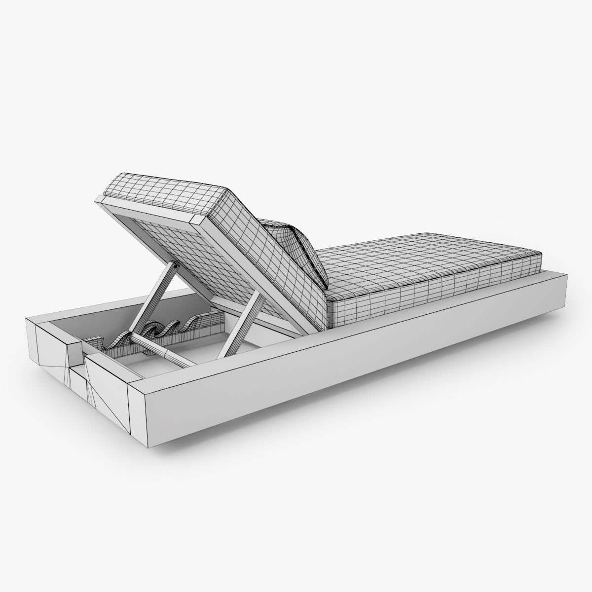 Restoration Hardware Bardenas Chaise 3D Model