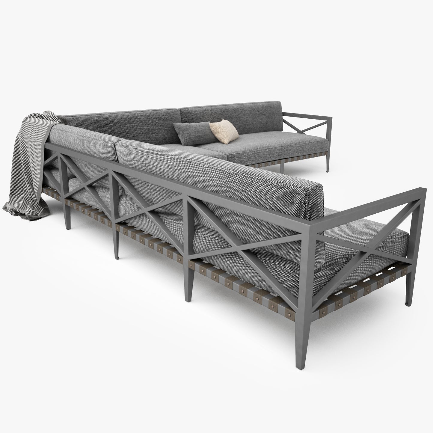 Restoration Hardware Mustique Sofa Collection 3D Model