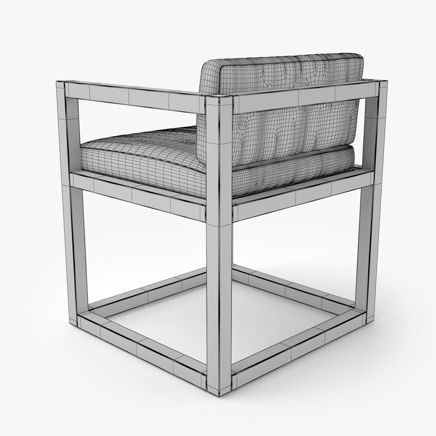 Restoration Hardware Aviara Teak Armchair 3D Model