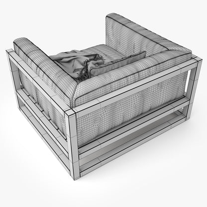 Restoration Hardware Aviara Teak Furniture Collection 3D Model