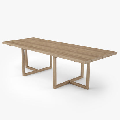 Restoration Hardware Aviara Teak Dining Table 3D Model