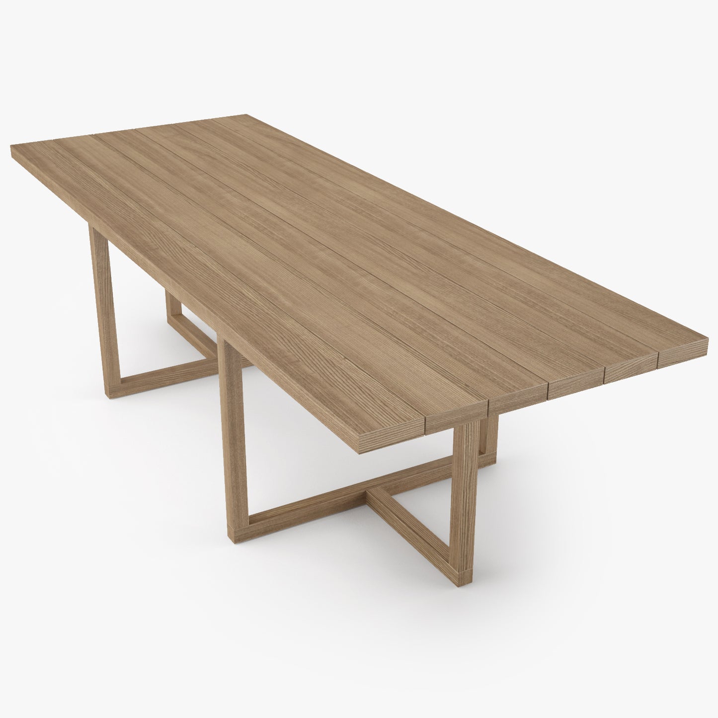 Restoration Hardware Aviara Teak Dining Table 3D Model