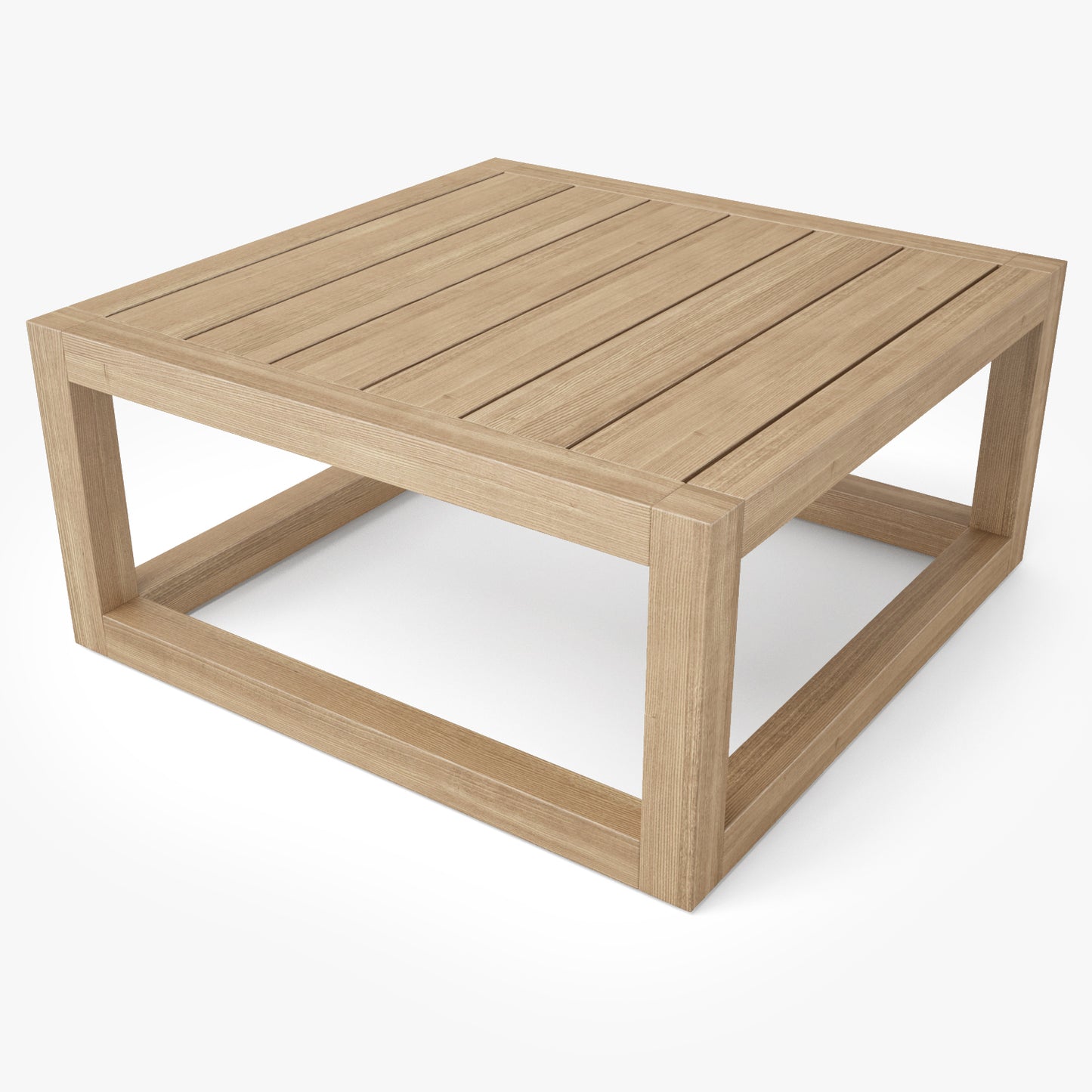 Restoration Hardware Aviara Teak Side Table 3D Model