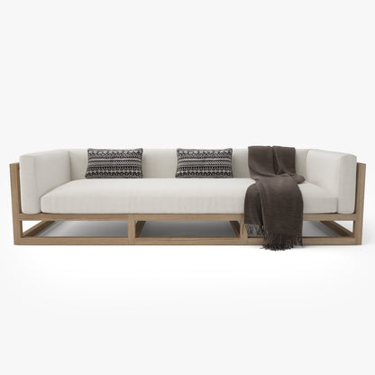 Restoration Hardware Aviara Teak Sofa 3D Model