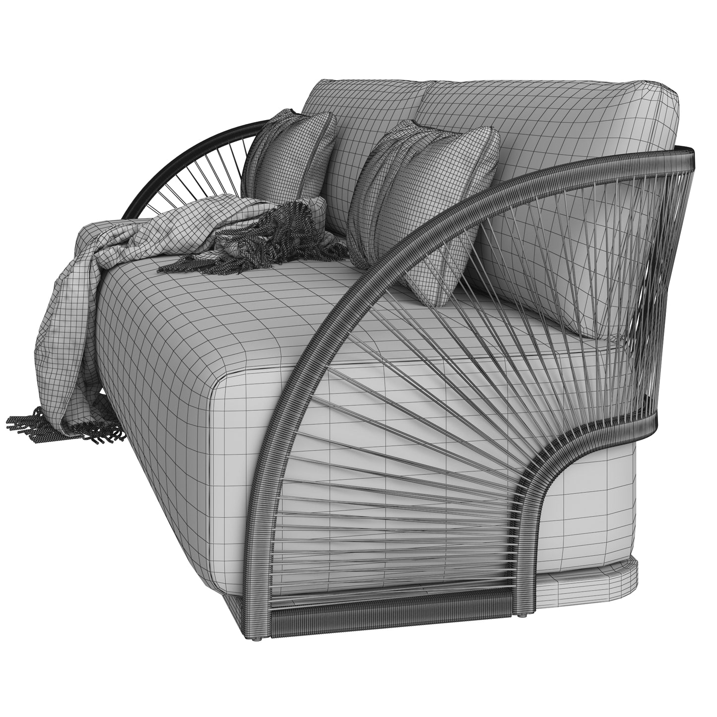 Restoration Hardware Pavona Sofa Collection 3D Model