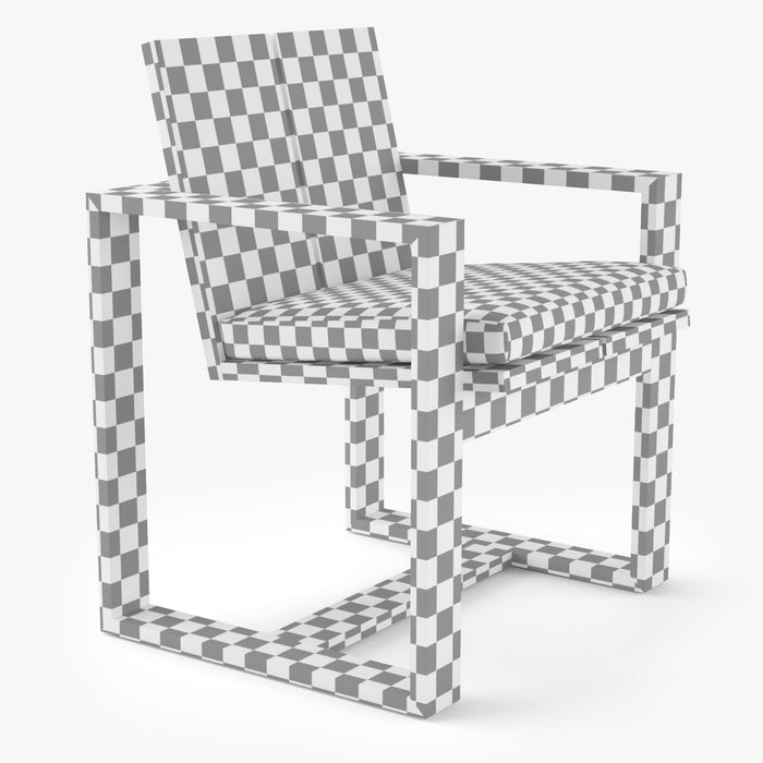 Restoration Hardware Porto Dining Chair 3D Model