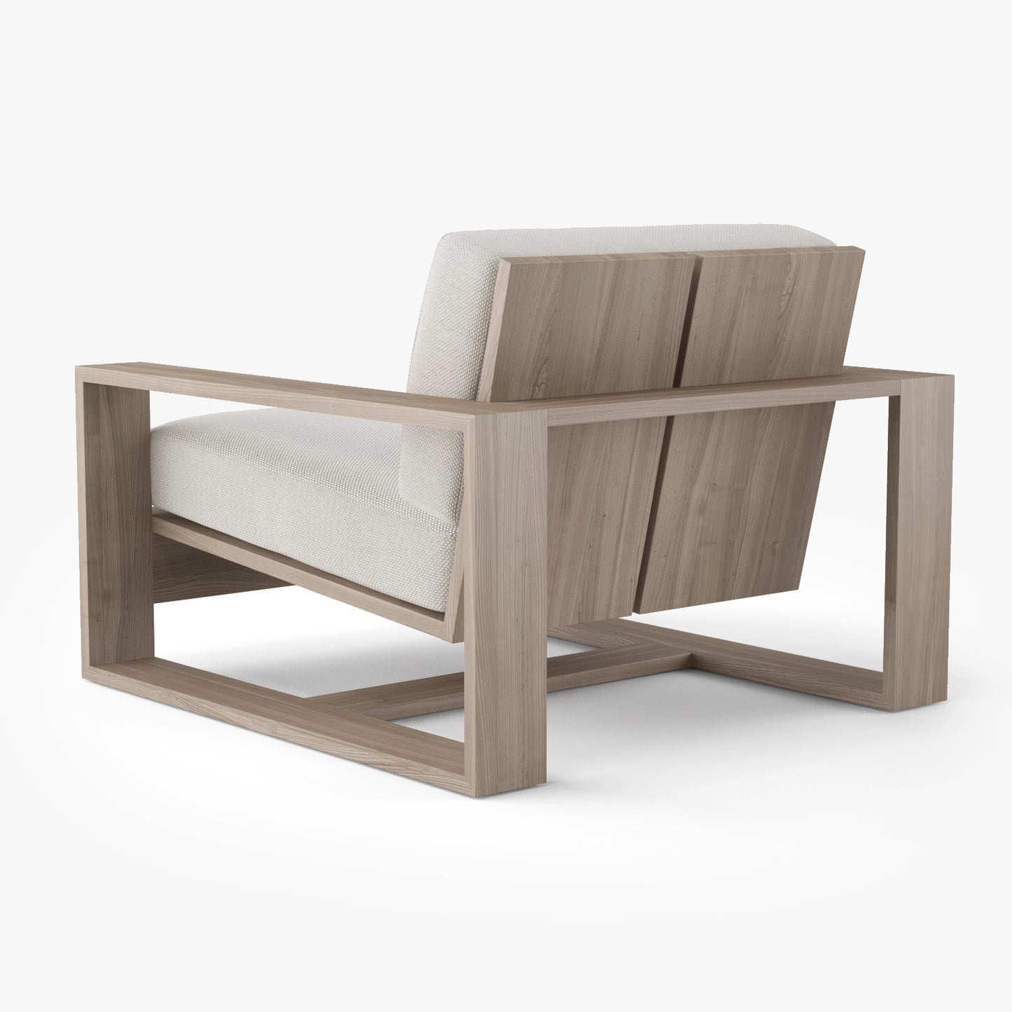 Restoration Hardware Porto Armchair & Ottoman 3D Model