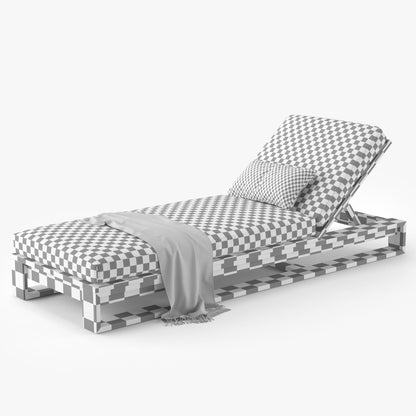 Restoration Hardware Porto Chaise 3D Model