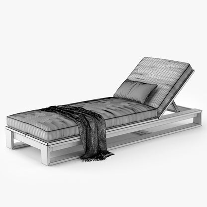 Restoration Hardware Porto Chaise 3D Model