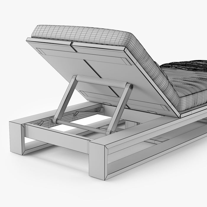 Restoration Hardware Porto Chaise 3D Model