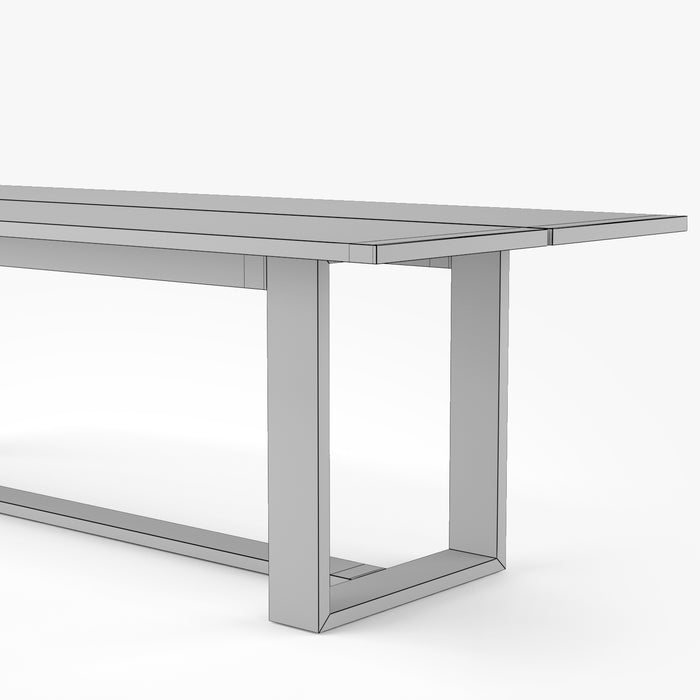 Restoration Hardware Porto Dining Table & Chair 3D Model
