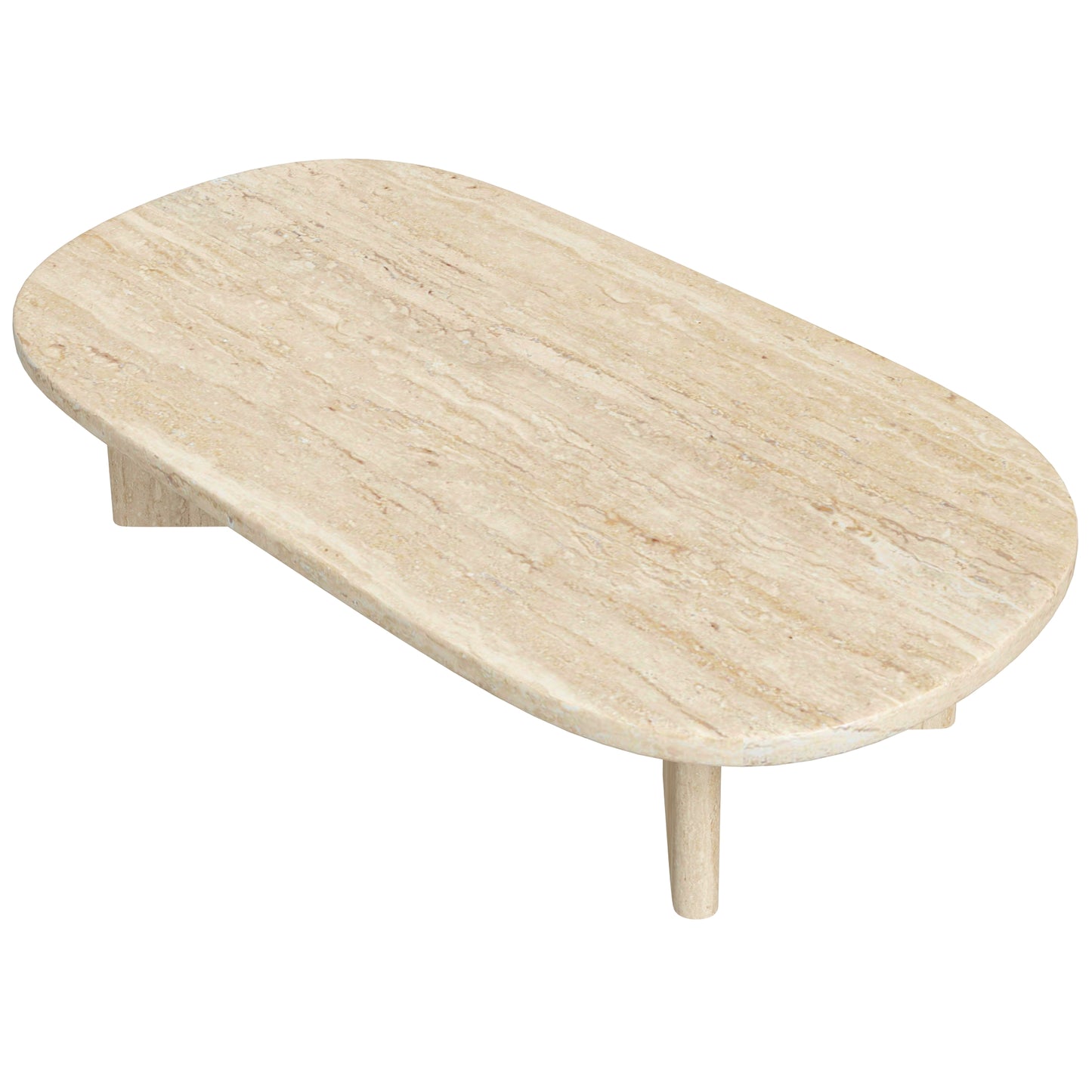 Restoration Hardware Pavona Sofa Collection & Trento Travertine Table 3D Model